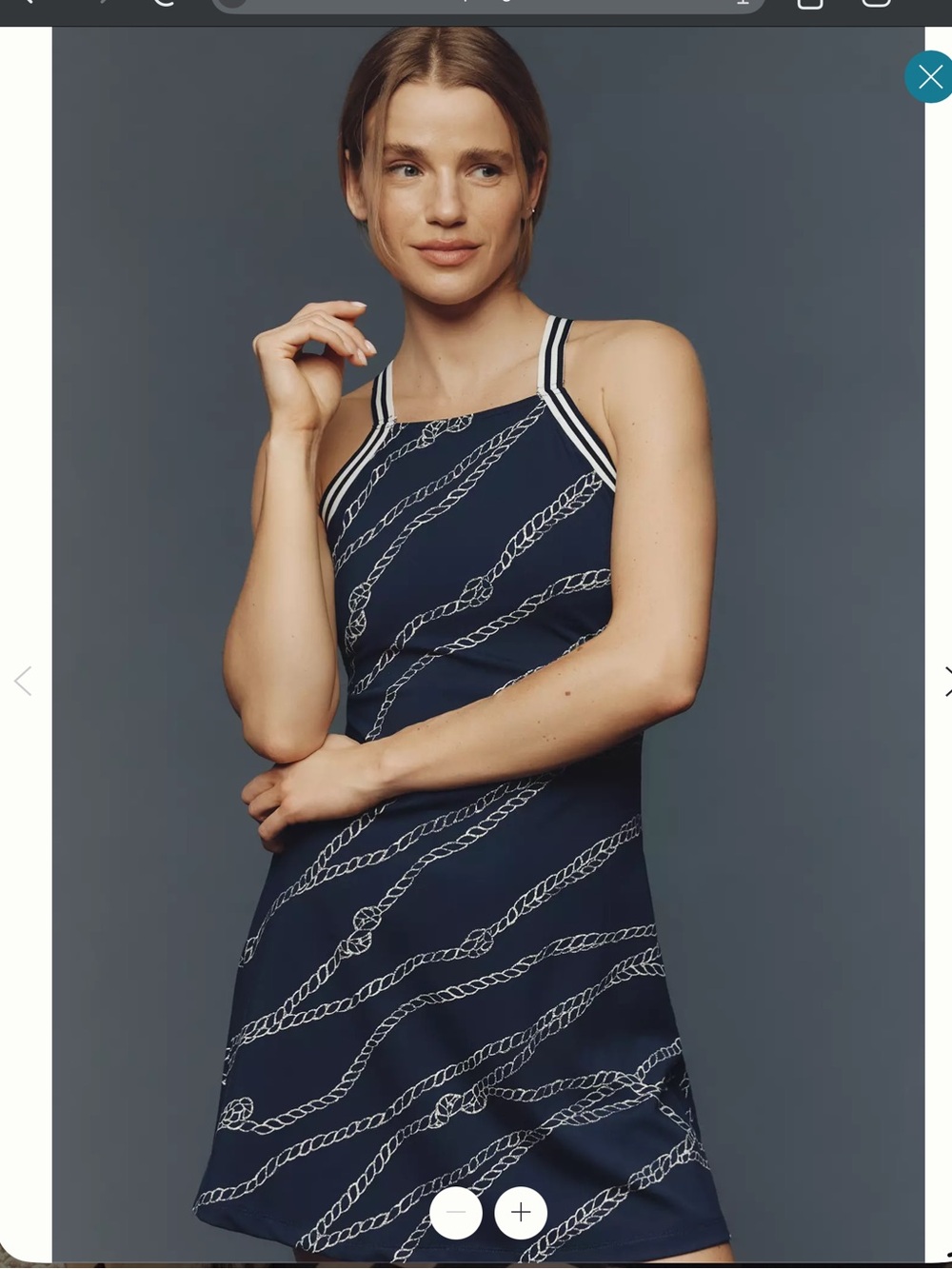 ⭐️NWT Anthropologie Daily Practice Crossback Mini Dress